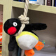 可愛(ài)途pingu上吊企鵝書(shū)包掛件搞怪 吊索毛絨玩具玩偶搞怪公仔鑰匙扣掛飾 上吊企鵝(掛鉤+繩子) 12cm左右1個(gè)