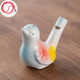 宏安澤景區陶瓷水鳥(niǎo)口哨加水吹鳥(niǎo)叫聲陶瓷口哨旅游景區掛繩款生肖鳥(niǎo) 喜鵲 帶繩可拆卸