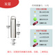 伽嗒藥盒不銹鋼迷你防水倉(cāng)便攜隨身密封艙小藥瓶急救藥丸分裝盒鑰匙扣 P5雙層 藥盒帶切藥器
