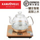 金灶（KAMJOVE）底部上水全自動(dòng)玻璃燒水壺涌泉式加水電熱水壺家用泡茶燒水茶具套裝智能保溫H9 金灶H7 (23*23CM)