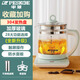 半球養(yǎng)生壺多功能辦公室煎藥壺全自動(dòng)玻璃電熱燒水壺蒸煮花茶器 綠色加厚玻璃304發(fā)熱盤【濾網(wǎng)+蛋架】 1.8L