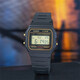 卡西歐（CASIO）男女學(xué)生ins風(fēng)復(fù)古小方塊兒童表F-91WC-2A/4A/4A2 1B 7A 9A電子表 F-91W-9Q黃邊 【附加貼膜】