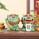 如果創(chuàng)意閩南桌上文創(chuàng)小擺件風獅爺桌面招財手辦國風升學可愛生日禮物 歡喜風獅爺彩色款-發(fā)財