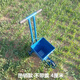 石灰粉劃線車 粉白白灰器手工地畫(huà)線石灰機(jī)跑道田徑手推推車劃線器體育定制定制 款