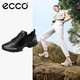 愛(ài)步（ECCO）【BIOM】經(jīng)典款 運動(dòng)鞋女 戶(hù)外休閑跑步鞋 健步C系列091503 黑色（牦牛皮）09150351707 37