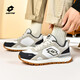 樂(lè )途（LOTTO）運動(dòng)鞋男鞋春季官方舒適百搭復古跑鞋時(shí)尚休閑鞋 米白色 41