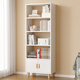 酷林書(shū)架書(shū)柜 落地多層置物架 書(shū)籍收納架書(shū)房?jì)ξ锛軐?shí)木腿 暖白色5層