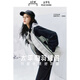 太平鳥(niǎo)【商場(chǎng)同款】【張婧儀同款】2024年冬季新款A(yù)CW聯(lián)名沖鋒衣羽絨服 黑色 S
