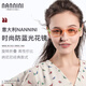 納尼尼（NANNINI）意大利原裝進(jìn)口男女防藍(lán)光老花鏡高清折疊超輕便攜時尚老光眼鏡 防藍(lán)光熒光綠色 250度（60歲~64歲）
