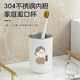 不銹鋼漱口杯一家三口四口刷牙漱口杯抗菌牙刷杯洗漱杯牙缸杯牙具 304不銹鋼漱口杯【姥姥】1個(gè)裝