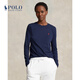 Polo Ralph Lauren 拉夫勞倫 女裝 經(jīng)典款棉質(zhì)平紋針織圓領(lǐng)T恤RL24230 410-海軍藍 M