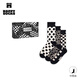 Happy Socks【新品】Happy Socks經(jīng)典波點(diǎn)3雙裝中筒襪堆堆襪ins潮 黑白 3雙 M 36-40