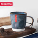 tescoma捷克進(jìn)口 LIVING系列 進(jìn)口歐式陶瓷杯子 窯變釉彩水杯多色可選 350ml馬克杯 牙白色