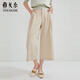 雅戈爾（YOUNGOR）休閑褲女商務(wù)休閑褲子自然垂順易打理商場(chǎng)同款 米色 29 165/72A