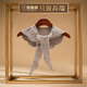 路施南小披肩女士全棉蕾絲裝飾多功能空調(diào)房護(hù)頸防曬搭配裙子假領(lǐng)子 杏色均碼 PJ312