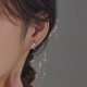 銀星星耳釘女小眾設計感不對稱(chēng)耳環(huán)2025新個(gè)性潮輕奢s925鍍銀耳飾 耳扣星芒一對