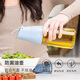 zuutii加拿大油瓶廚房家用自動開合玻璃罐調(diào)料防漏重力醋醬油壺 冰川藍