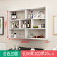 秋發(fā)家用餐廳酒柜架酒架展示架客廳掛墻壁掛式書(shū)架墻上置物架墻壁灑柜 80長(cháng)100高20深 暖白色