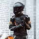 賽羽（SCOYCO）摩托車騎行服夏季機車服男套裝仿賽防摔四季通用騎行服摩托車裝備 JK103-2騎行服-黑金-春夏四季 L