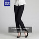 羅蒙 西褲女四季款正裝商務(wù)女士休閑職業(yè)工作西裝褲修身直筒長(cháng)褲女 女款-藏青色 M 女70=2.1尺(M)