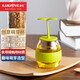 金灶（KAMJOVE） 個性玻璃杯子帶蓋辦公室潮流綠茶花茶咖啡杯家用 萌芽杯 MY-01 綠色萌芽