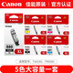佳能（Canon）PGI-880/CLI881原裝墨盒適用于TS8380/9180/ts9580 五色大容量墨盒套裝