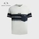 阿瑪尼ARMANI EXCHANGE【禮物】AX男士拼接休閑T恤衫