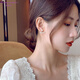 寶曼丹 BORMENDAM小珍珠耳釘女高級感輕奢小眾氣質(zhì)時(shí)尚百搭優(yōu)雅奢華風(fēng)耳環(huán)耳飾禮物 白色