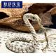 默研（MOYAN）星月菩提雕刻蛇骨手串文玩潮流款男女款 蛇骨順白款  A27-206 8-10mm