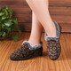 鴻興祥老北京布鞋女棉鞋女鞋冬保暖加絨居家棉拖鞋中老年媽媽鞋軟底防滑 T-0D178女黑棉 36