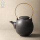 九土日式禪意泡茶壺功夫茶具陶瓷普洱茶具提梁手工單壺復古小茶壺 單壺-送禮盒
