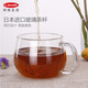 利快 玻璃茶壺日本茶具不銹鋼過(guò)濾內(nèi)膽耐熱玻璃花茶壺辦公室泡茶器 茶杯350ml