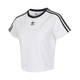 阿迪達(dá)斯 （adidas）三葉草女裝夏季新款時(shí)尚透氣休閑圓領(lǐng)純棉運(yùn)動(dòng)短袖T恤 JC8704 白色 S