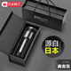 XKJ日本水杯雙層高硼硅玻璃杯泡茶杯茶水分離茶杯摔不爛的玻璃杯帶蓋 【禮盒款商務(wù)灰】防摔防燙 420ml 1只 一鍵開蓋+高硼硅玻璃杯+耐高溫防摔