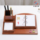 匯星文具2026年木質(zhì)高檔臺歷架桌面商務(wù)定制 老板辦公桌擺件記事本筆筒名片盒 簡(jiǎn)約中國風(fēng)禮品日歷LOGO廣告 HX-9102臺歷架（送2026臺歷）臺歷隨機發(fā)貨
