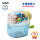 SONiC 日本索尼克自動(dòng)進(jìn)筆 削尖退筆可削彩鉛手搖削筆器 兒童學(xué)生易操作不傷手卷筆刀 限定全透明