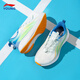 LI-NING KIDS李寧童鞋女童男兒童跑步鞋中大童2025新款輕鶯減震反光減震運(yùn)動(dòng)鞋 波浪藍(lán)/熒光青/宮藍(lán)YKFU032-3 32  內(nèi)長(zhǎng)約20.9cm適合腳長(zhǎng)19.9cm