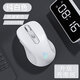 適用小米Redmi BookPro15/14無(wú)線(xiàn)藍牙鼠標book air13女生辦公靜音 白色-充電版-電量顯示 2.4G無(wú)線(xiàn)單模版-無(wú)炫光