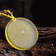 慈靈閣無(wú)事牌黃水晶吊墜般若波羅蜜多心經(jīng)項鏈大氣男款