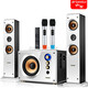 山水（SANSUI） GS-6000(88B/81D）家庭環(huán)繞三分頻 十一喇叭10吋重低音炮 家庭影院藍(lán)牙家里K歌音響家用客廳HIFI 81D白色無(wú)線U段話筒娛樂(lè)K歌套裝