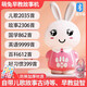萌趣智物兔子?jì)雰涸缃虣C(jī)兒歌播放器音樂3一6歲兒童講故事機(jī)寶寶哄睡0-6歲 旺旺粉32G【15000+內(nèi)容】 防摔包