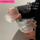 雄沃馳韓式ins風(fēng)錘紋甜品玻璃碗家用早餐燕麥碗水果沙拉冰淇淋碗燕窩碗 錘紋-2只裝