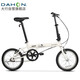 大行（DAHON）折疊自行車(chē)16英寸YUKI超輕迷你便攜男女式通勤單車(chē)KT610 白色 