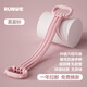 朗威開背拉力器女健身拉力帶阻力帶高彈擴(kuò)胸瑜伽美背神器拉伸帶練背 慕夏粉-六管拉力器