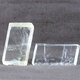 天然高品質(zhì)光學(xué)級(jí)冰洲石原石透明白色方解石礦石標(biāo)本教學(xué)雙重影 冰洲石200克（2-3厘米）