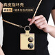 JECE 適用于華為p50pocket手機殼真皮新年紅自帶指環(huán)扣保護套折疊屏新款超薄防摔女士簡(jiǎn)約網(wǎng)紅 肩帶款【鎏金色】頭層牛皮|鏡頭全包|美過(guò)裸機 P50 Pocket