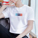 李寧（LI-NING）t恤男士短袖衣服春夏季男裝運(yùn)動(dòng)服飾戶外速干上衣跑步籃球健身服 LINING白 【春季棉質(zhì)】 L (175)