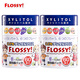 FLOSSY!日本進(jìn)口兒童牙線棒水果味細(xì)線獨(dú)立包裝便攜式 6種水果味道 罐裝60支*2