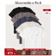 ABERCROMBIE & FITCH男装女装套装 5件装复古经典宽松亨利式短袖简约T恤314835-1 黑色 - 灰色 - 深蓝色 - 奶油色 - 白色 M (180/100A)