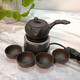 柏尼森罐罐熬茶煮茶器 甘肅罐罐茶具 茶煮茶罐罐罐茶煮茶器套裝家用電爐 新款帶開關(guān)300瓦爐黑如意套裝